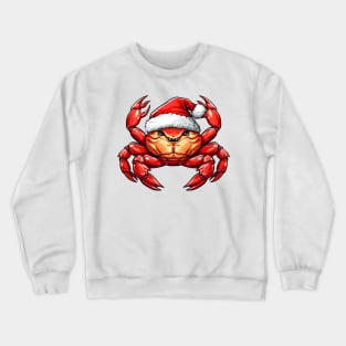 Christmas Crab Crewneck Sweatshirt